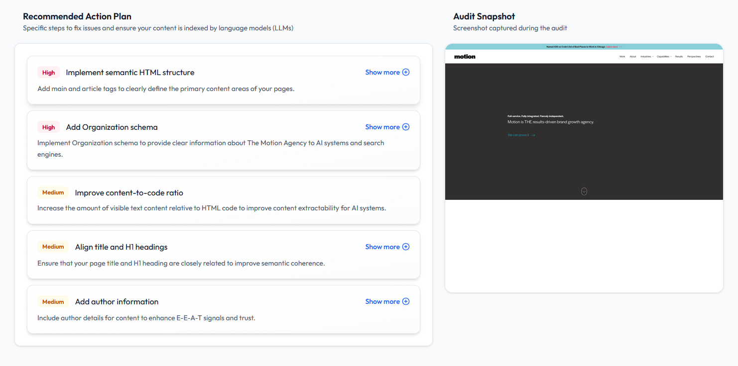 PresenciaIA - Screenshot 3 showing product features and functionality
