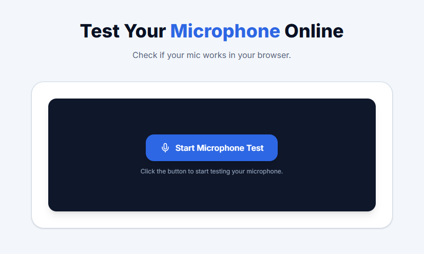 MicTest.Net gallery image
