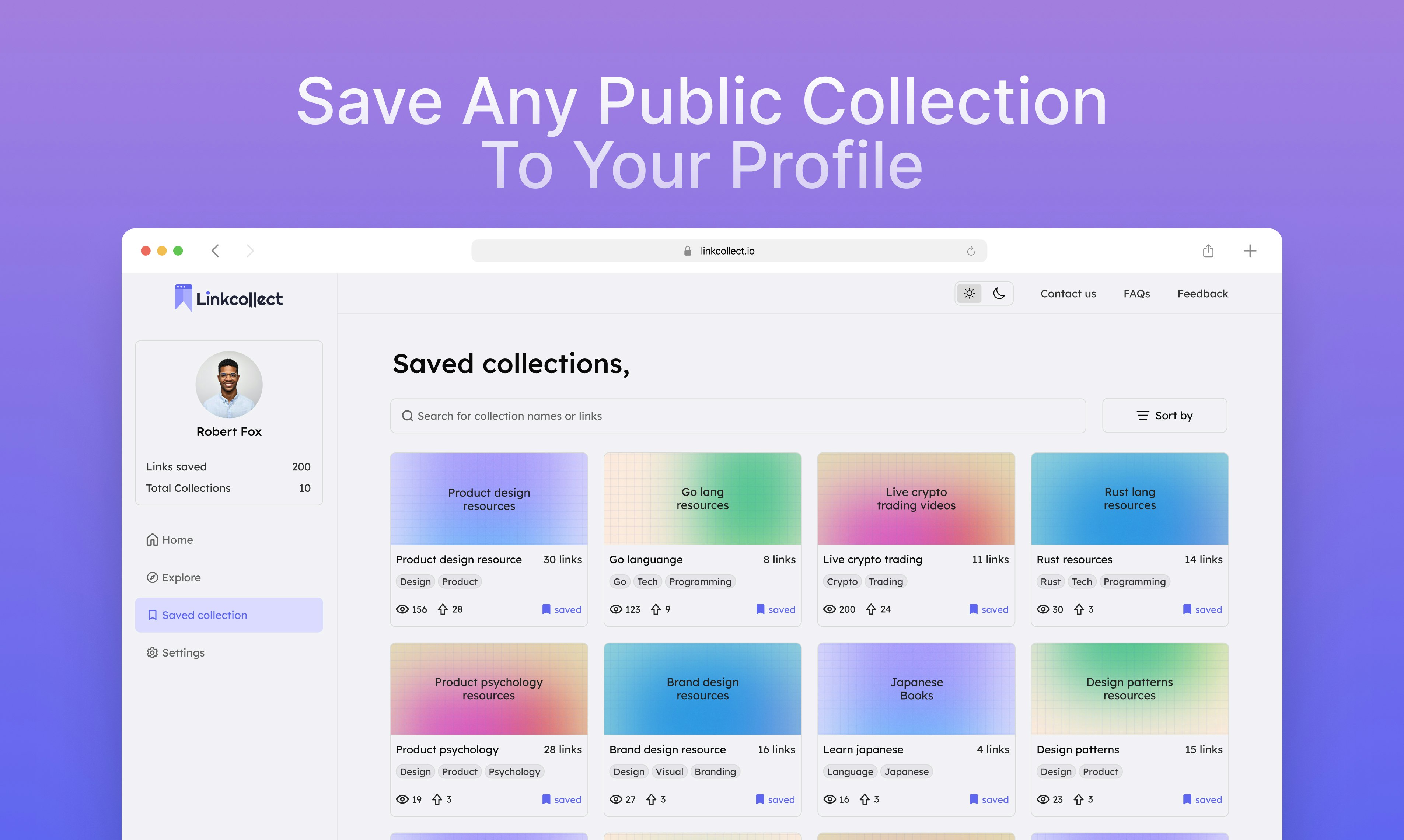 وسائط LinkCollect 6