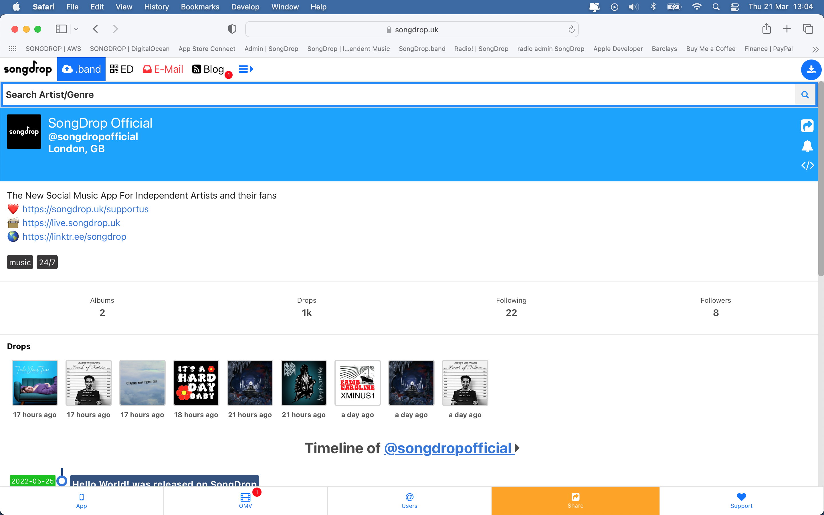 Widget Songdrop media 1