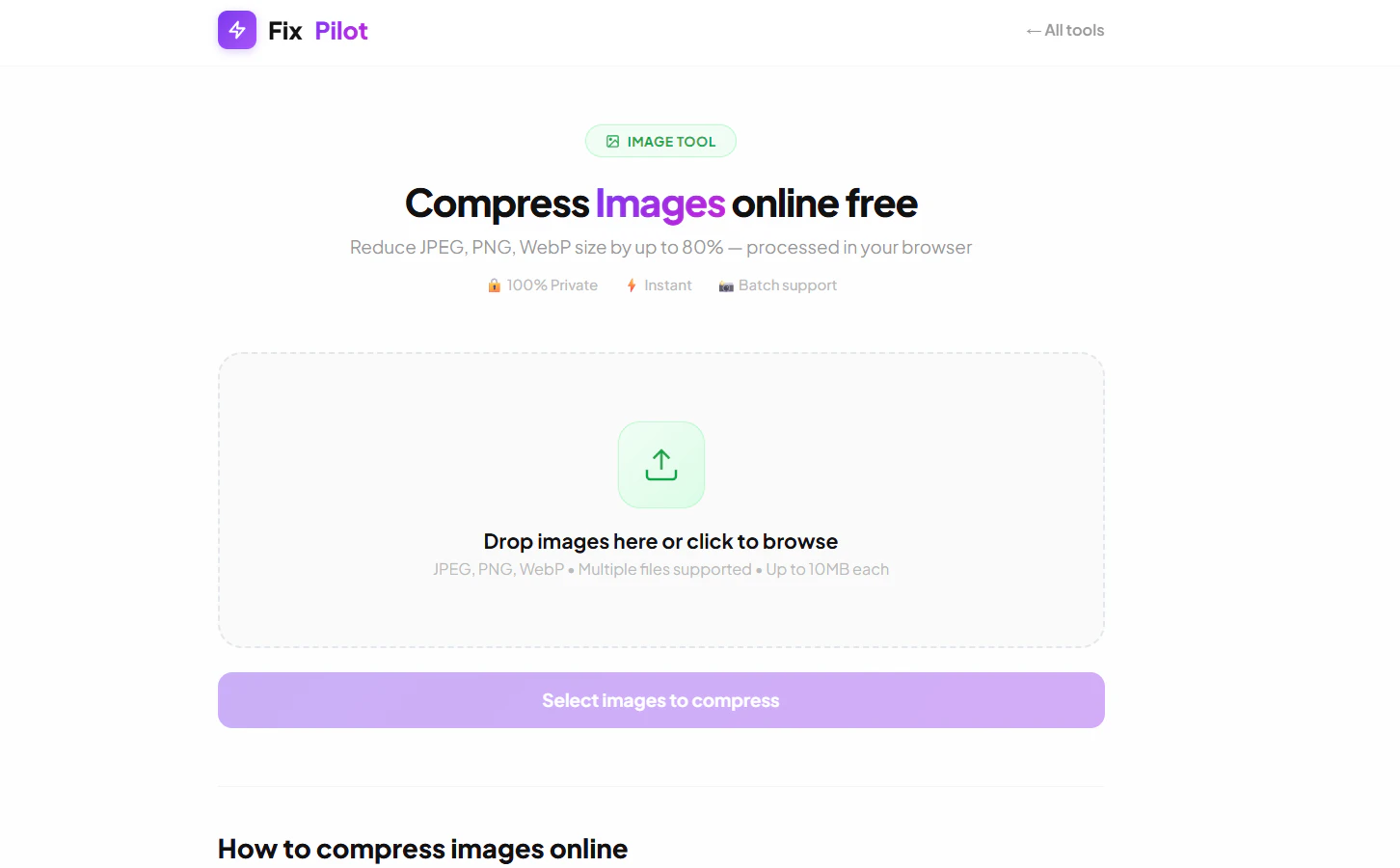 FixPilot — Free Online Tools 截图 2