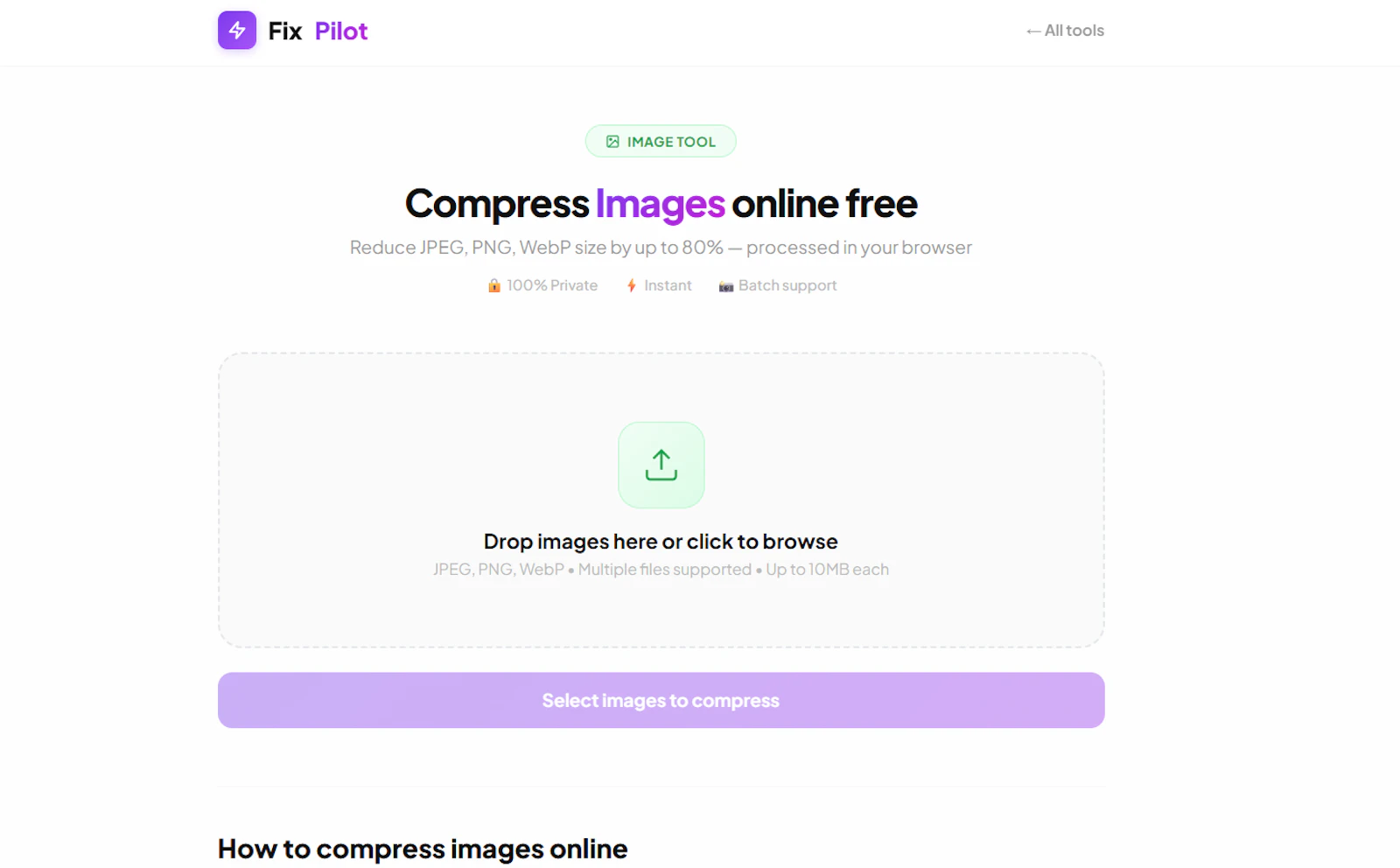 FixPilot — Free Online Tools screenshot 2