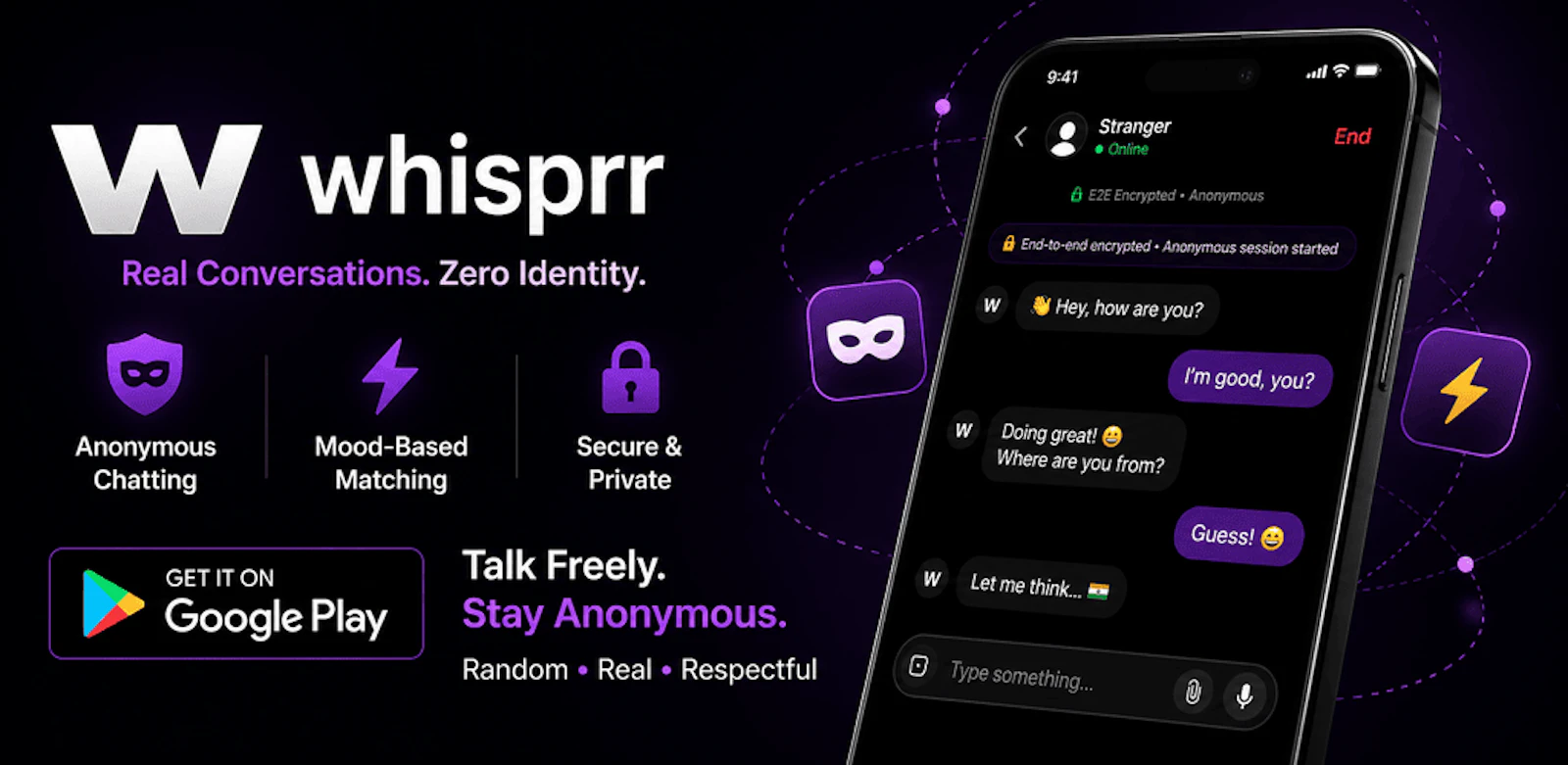 WhisprrChat screenshot 1
