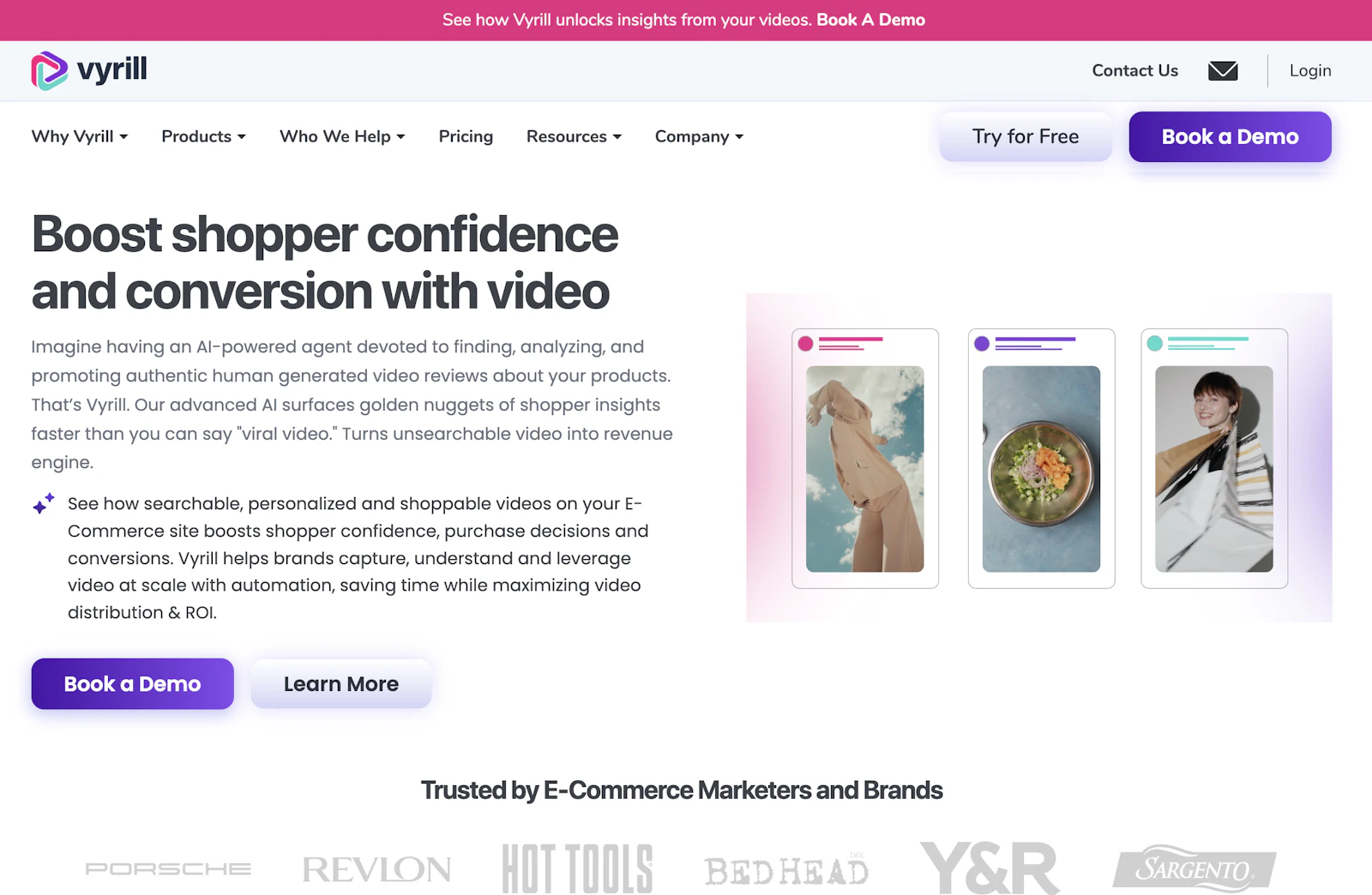 Vyrill Agentic Video Commerce Platform screenshot 2