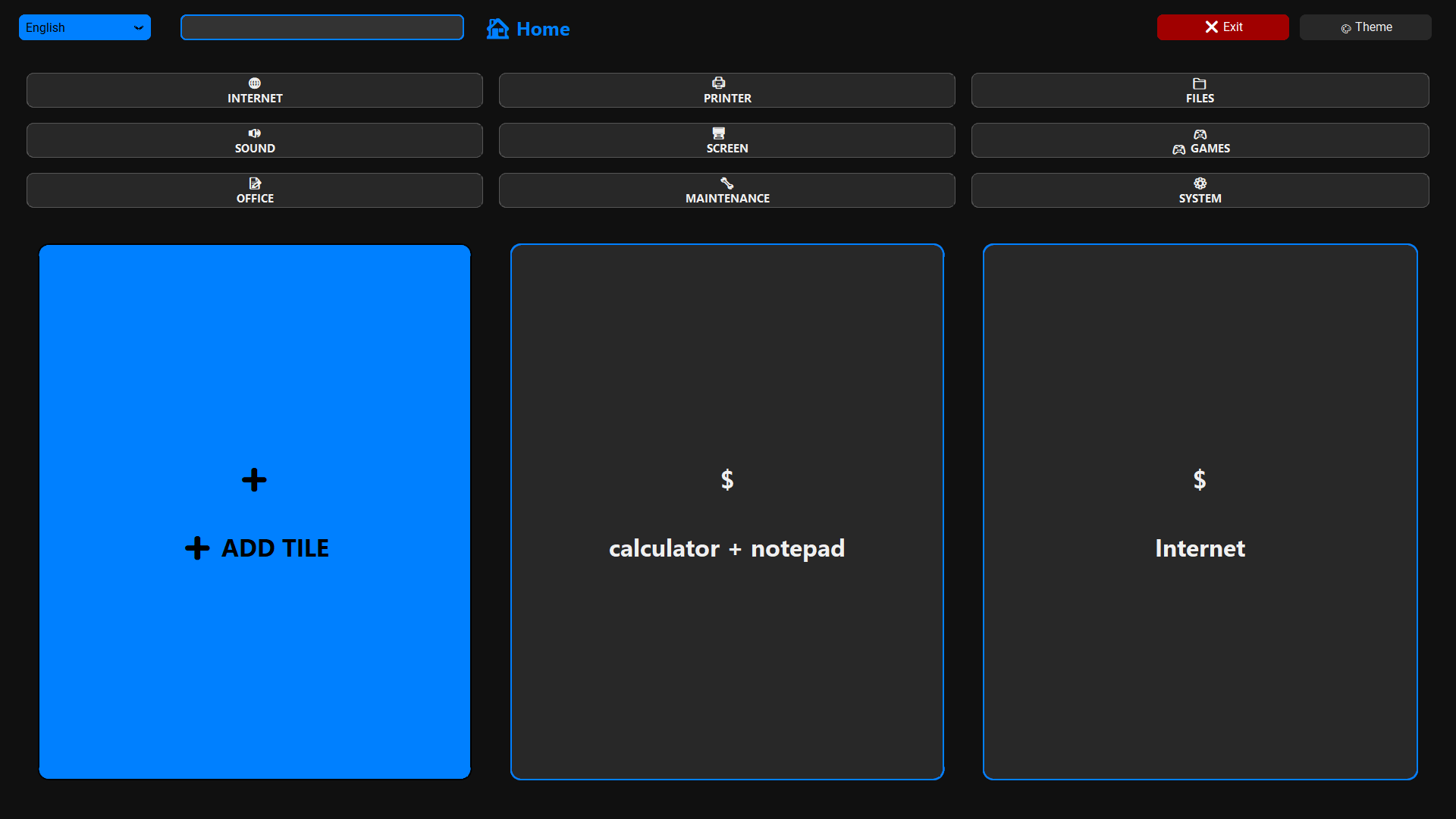 4ULauncher - Main product screenshot demonstrating key features and user interface