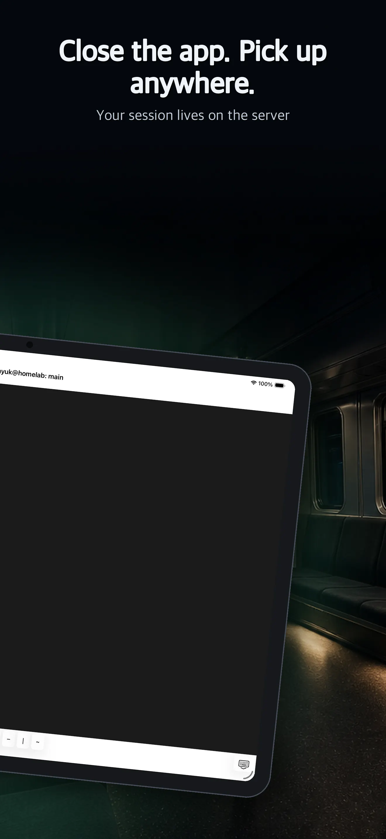 MuxPad — Native tmux terminal for Apple gallery image