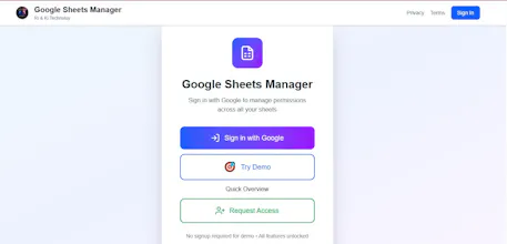 Sheet Manager gallery image