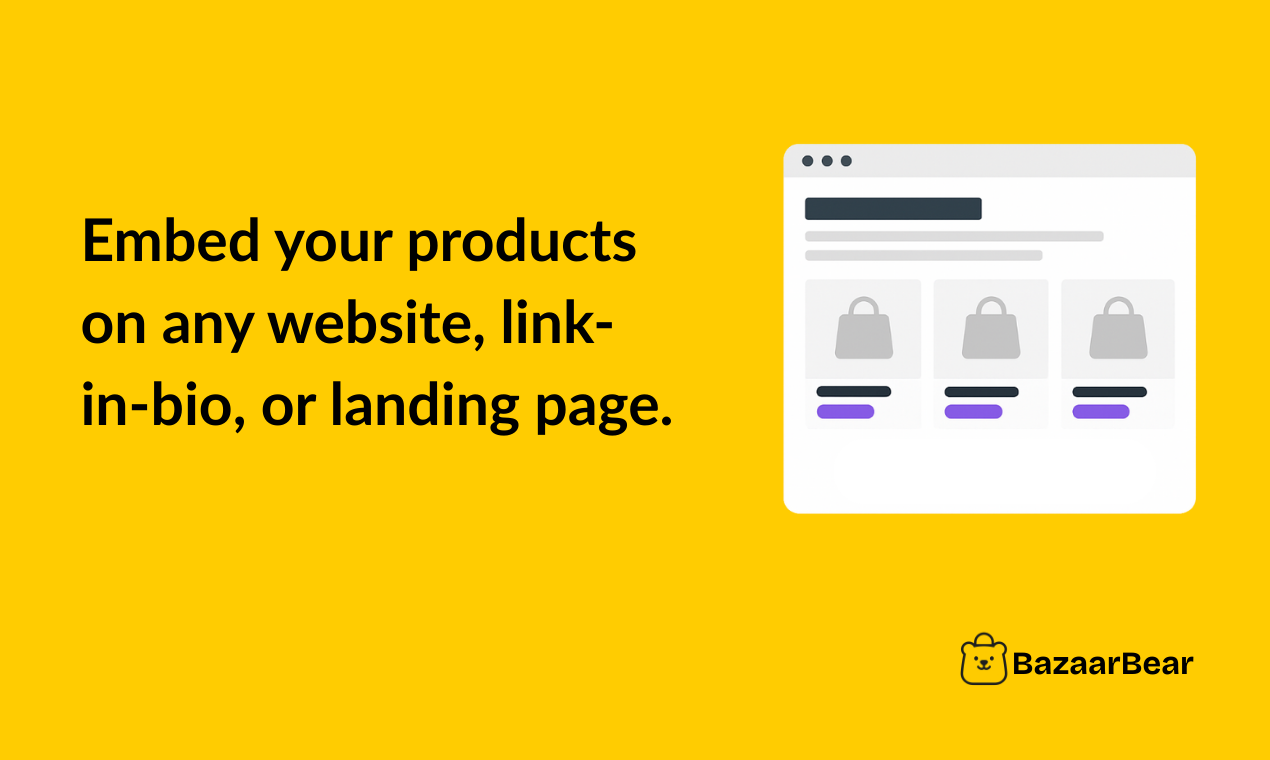 BazaarBear - No-code ecommerce widgets powered by your Stripe catalog media 3