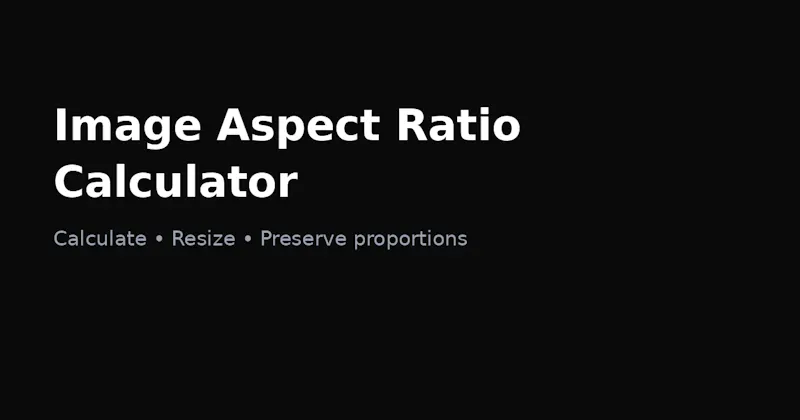 Aspect Ratio Calculator screenshot 1
