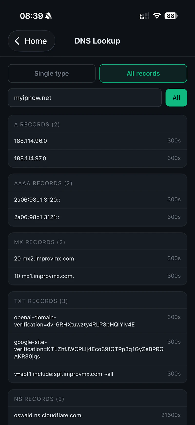 MyIPNow: IP & Network Tools screenshot 3