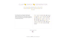 Clap Emoji Generator media 2