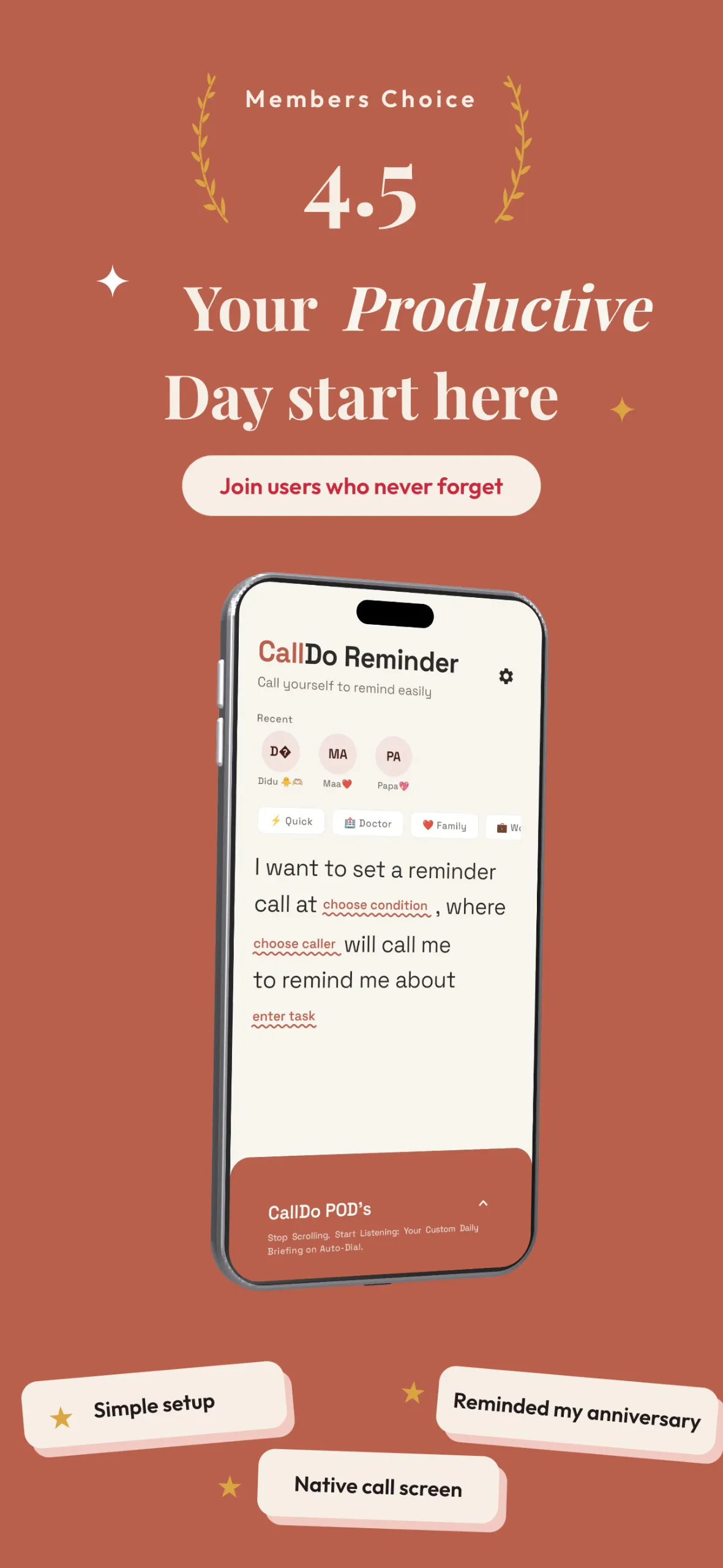 CallDO: Voice Call Reminder gallery image