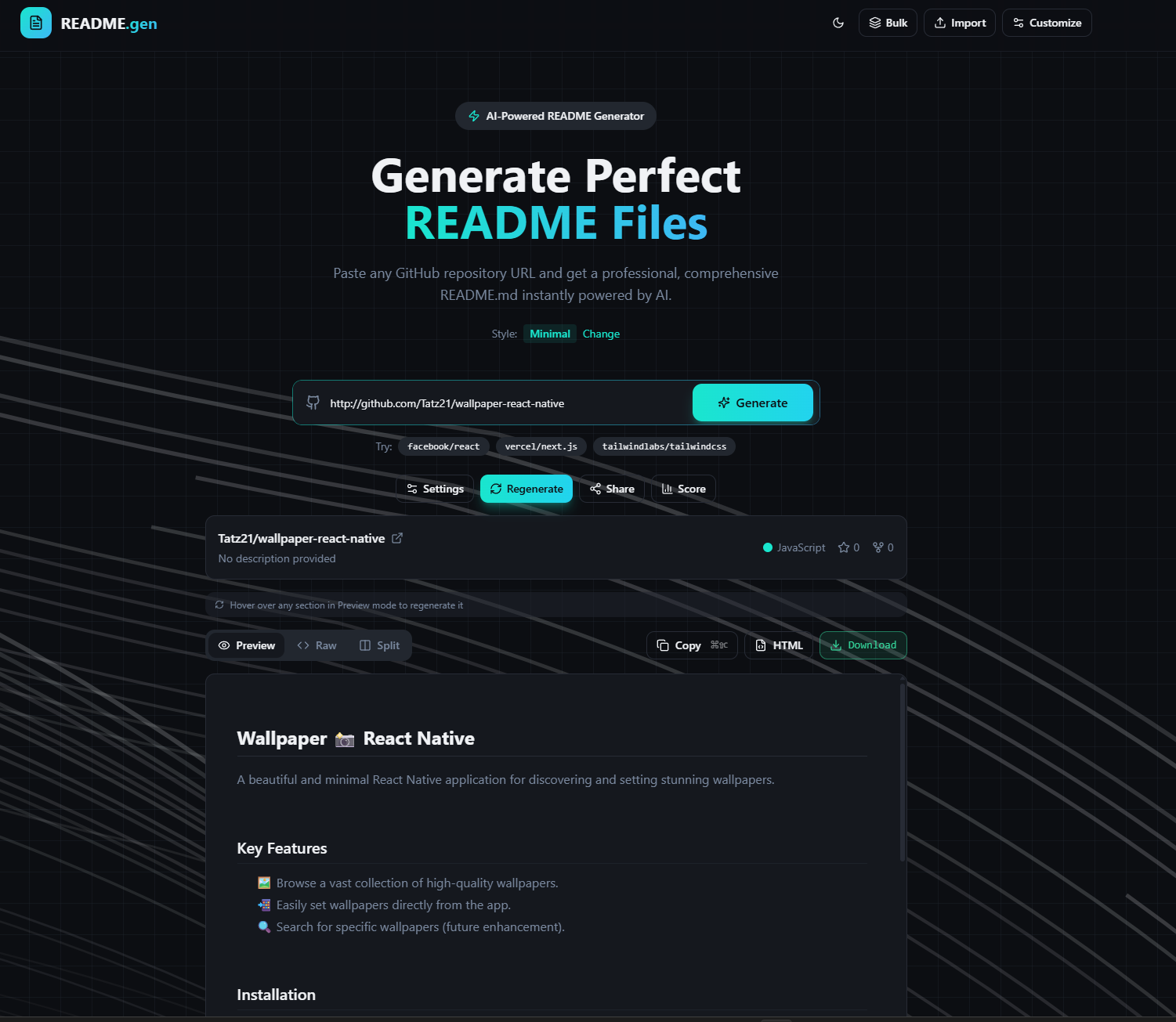 README.gen gallery image