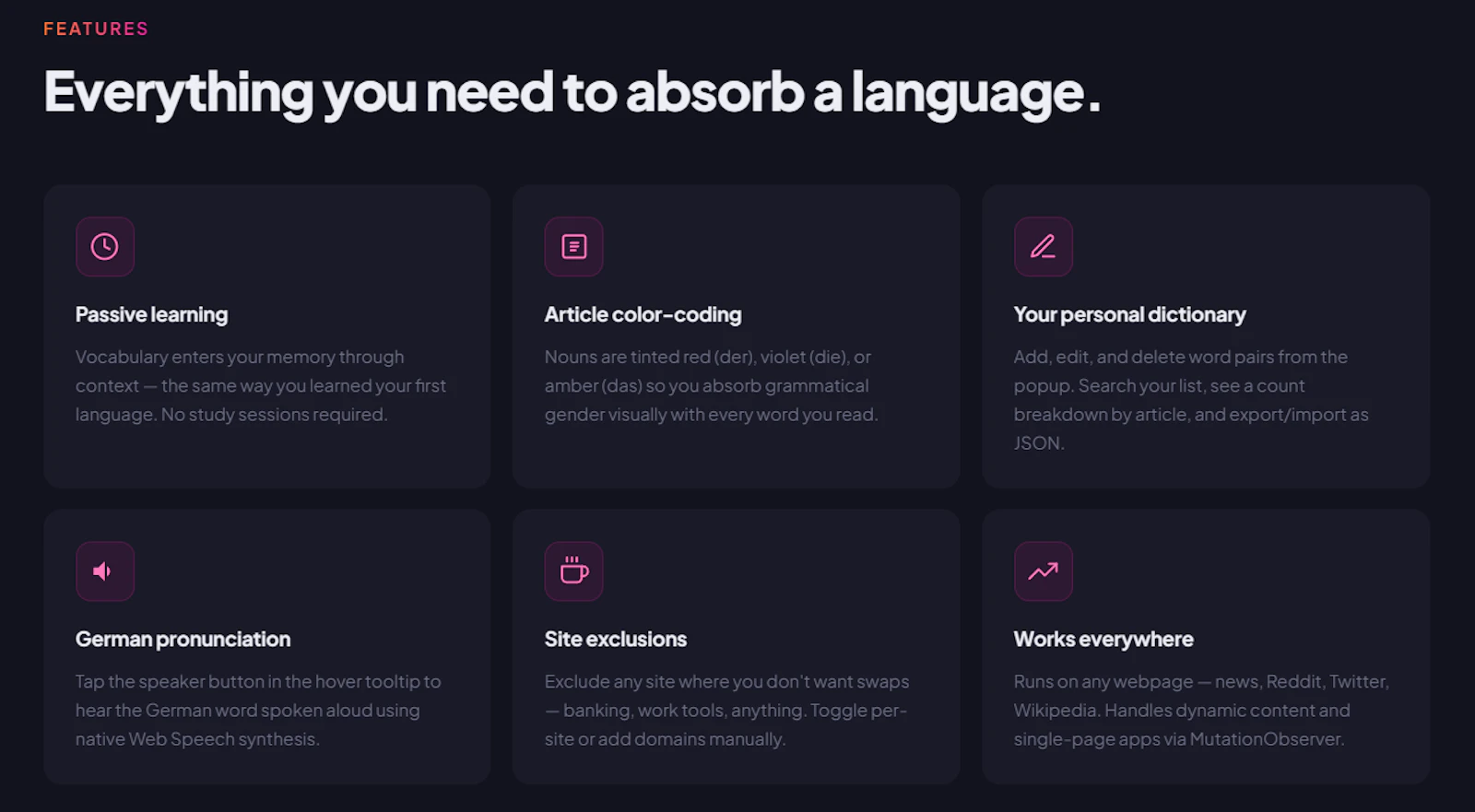 Vocabsorb screenshot 3