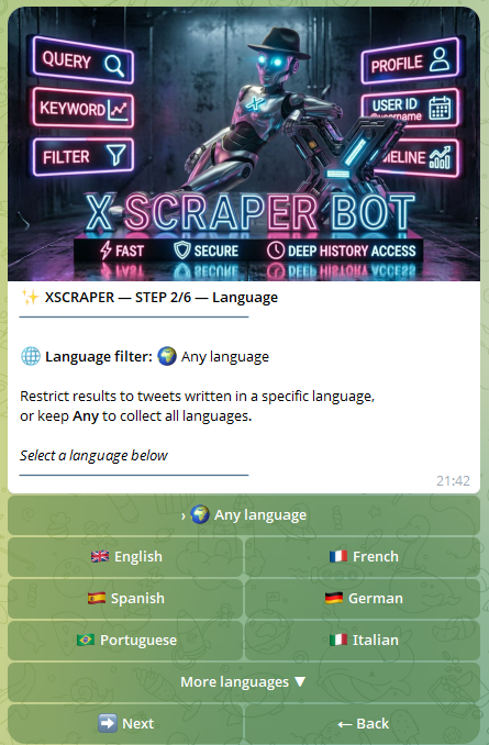 XScraper Bot gallery image