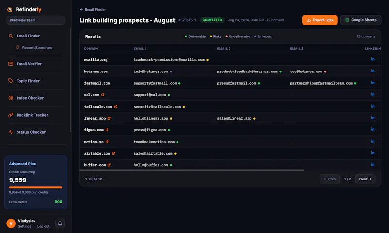 Refinderly screenshot 1