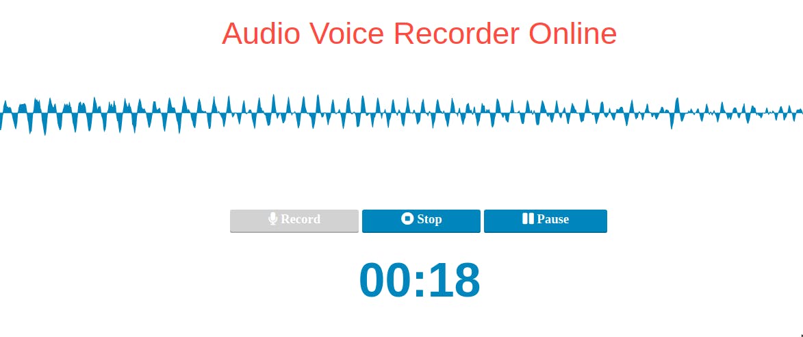 Audio Voice Recorder Online media 1