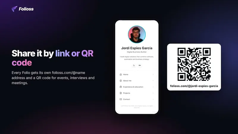 Folioss screenshot 1 (video preview)