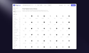 Figiconダウンロードボタン - Figiconでクリックひとつでお気に入りのSVGアイコンをダウンロードし、スタイルでデザインを引き立てましょう。