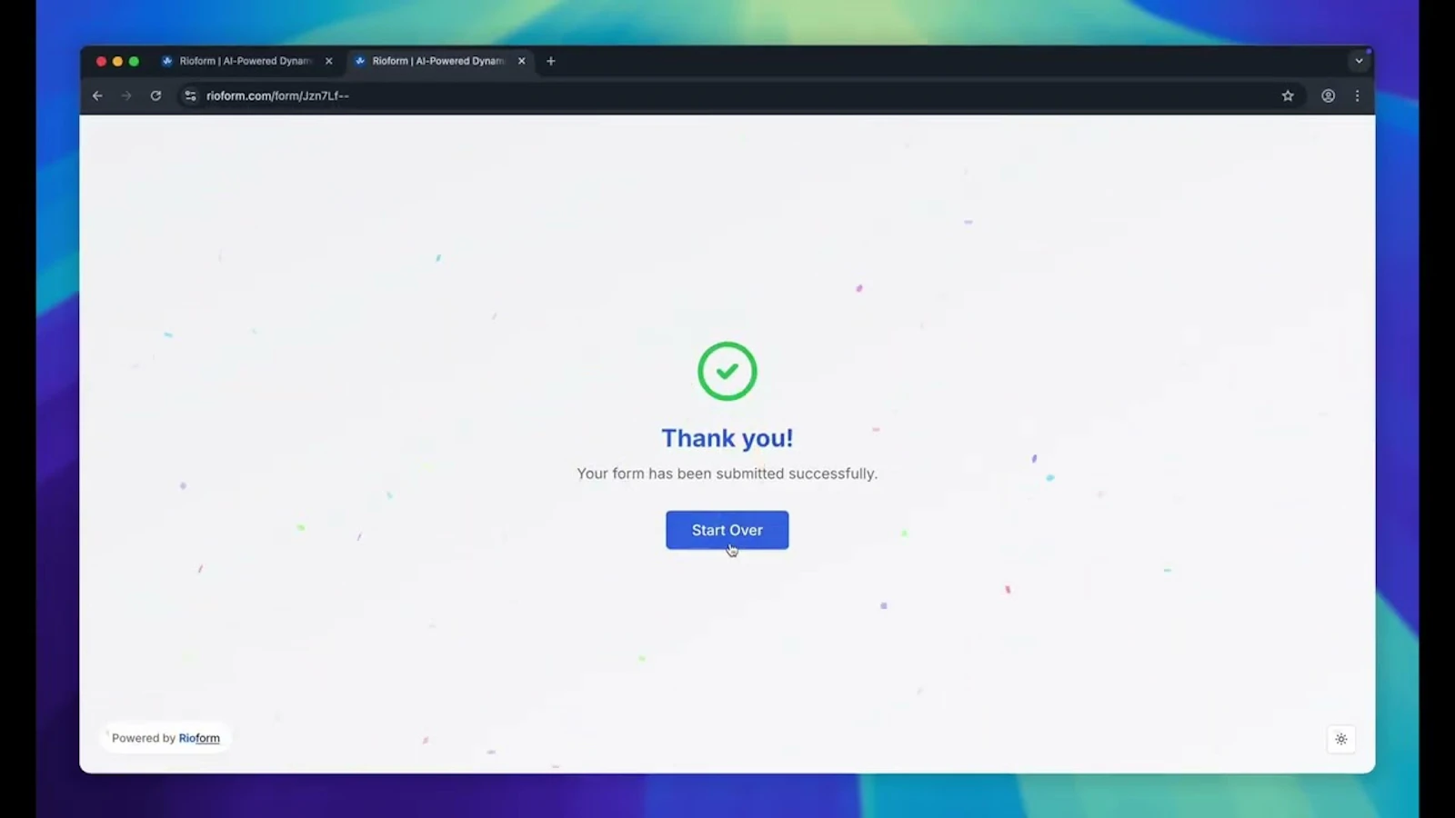 Rioform screenshot 1 (video preview)