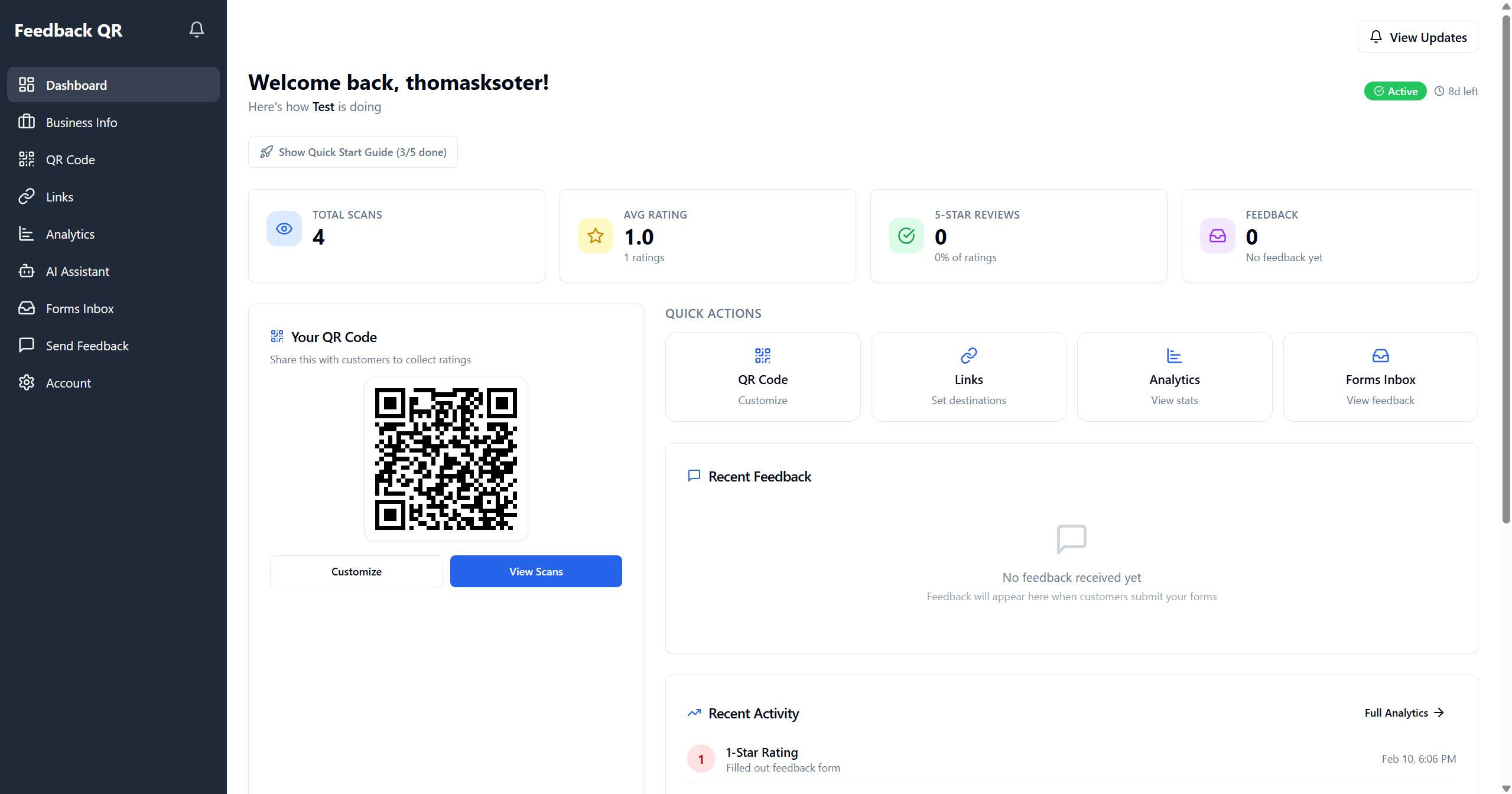 To The Stars Ratings - Screenshot 3 showing product features and functionality