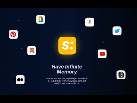 startuptile Sidekic AI-AI to give you infinite memory