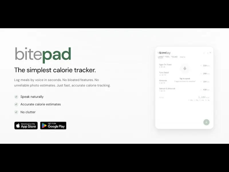BitePad screenshot 1 (video preview)