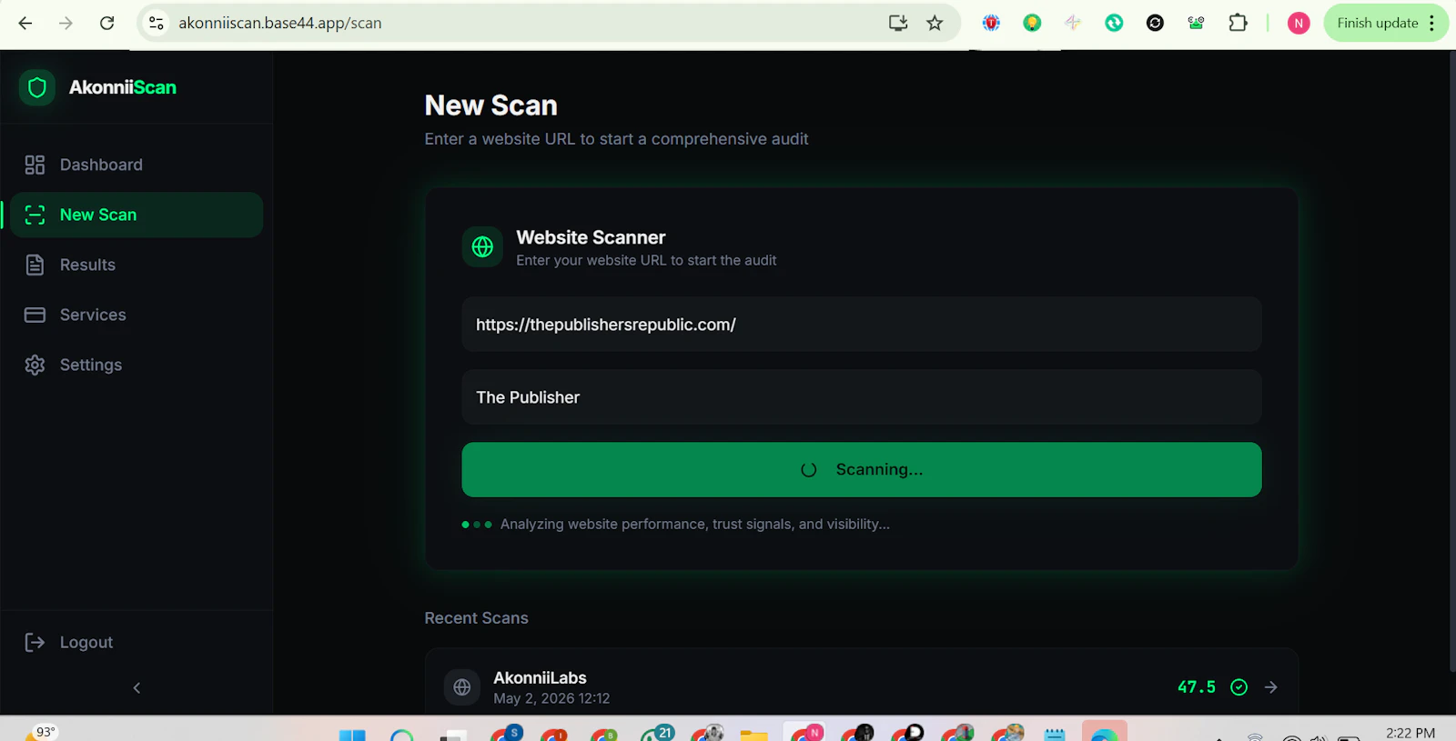 AkonniiScan screenshot 2