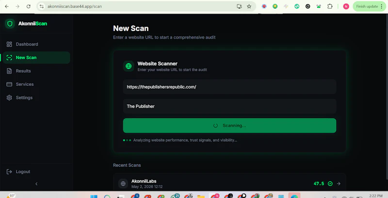 AkonniiScan screenshot 2