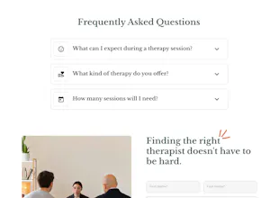 Therapy and Counselling Website UI gallery image