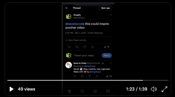 Save to Coda gallery image