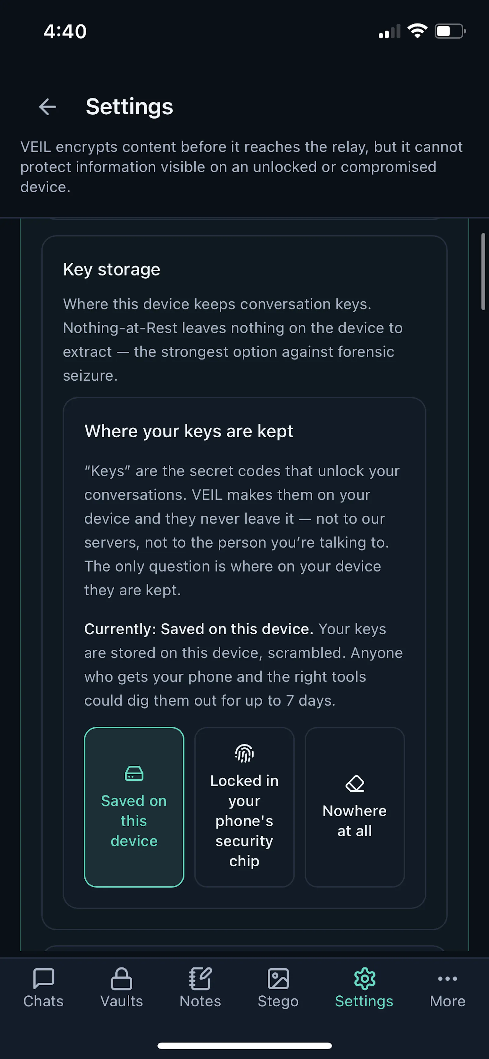 VEIL - More than Encrypted Messaging screenshot 19