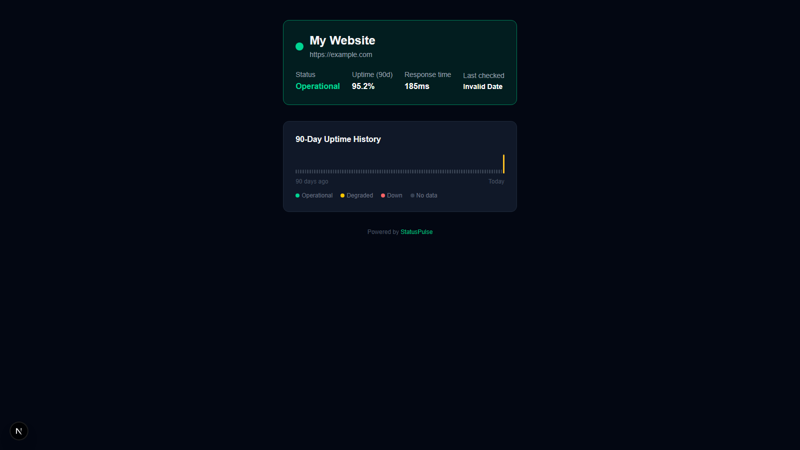 StatusPulse — Uptime Monitoring gallery image