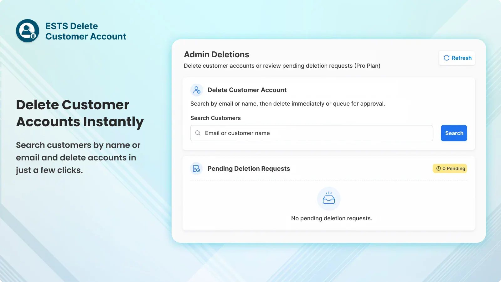 Delete Customer Account screenshot 6