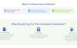 Free Online Conclusion Generator media 1