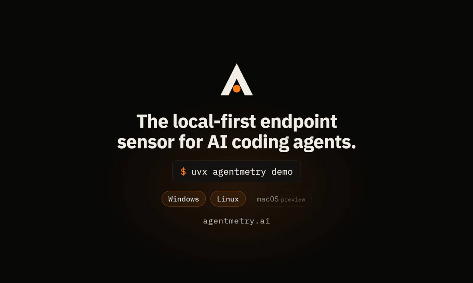 Agentmetry screenshot 2