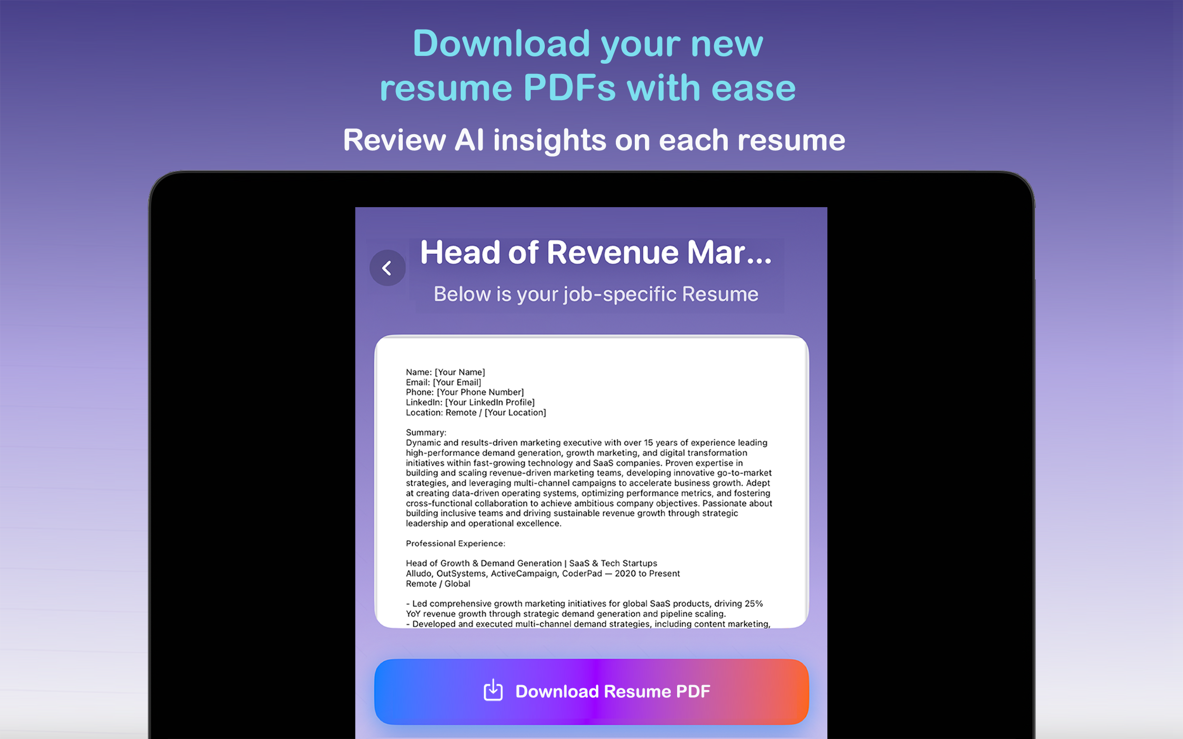 AI CV Customizer media 5