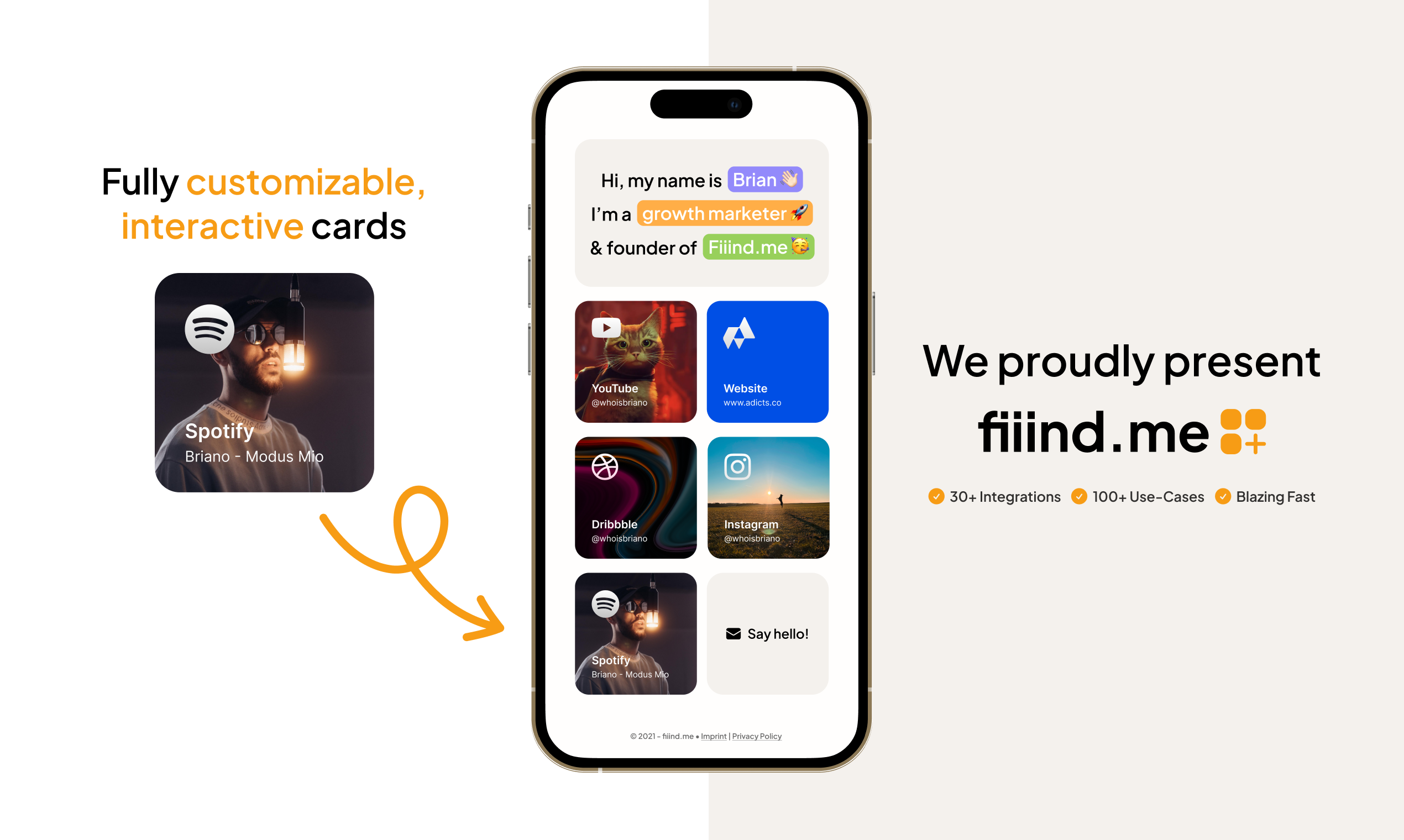 Fiiind.me - すべてのリンクは1つの素敵な場所にあります！✨メディア2