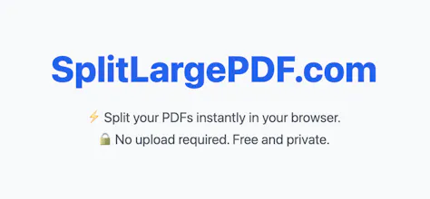 SplitLargePDF.com gallery image