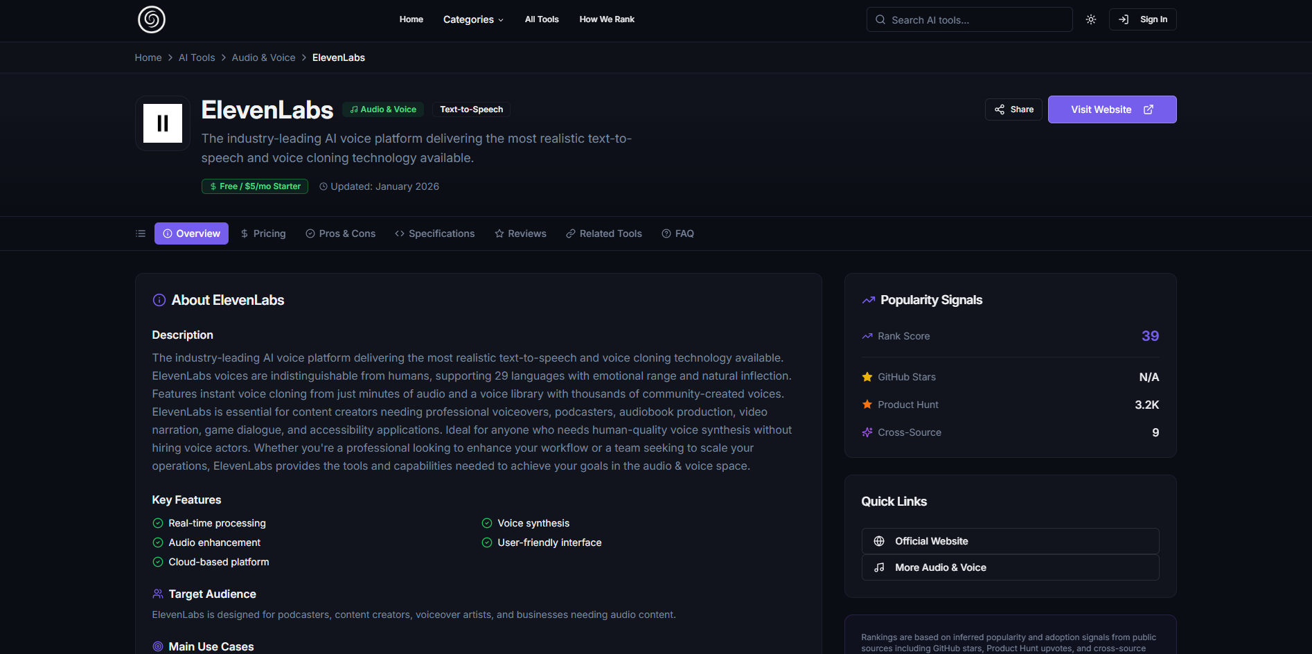 OpenRanked - Screenshot 4 showing product features and functionality