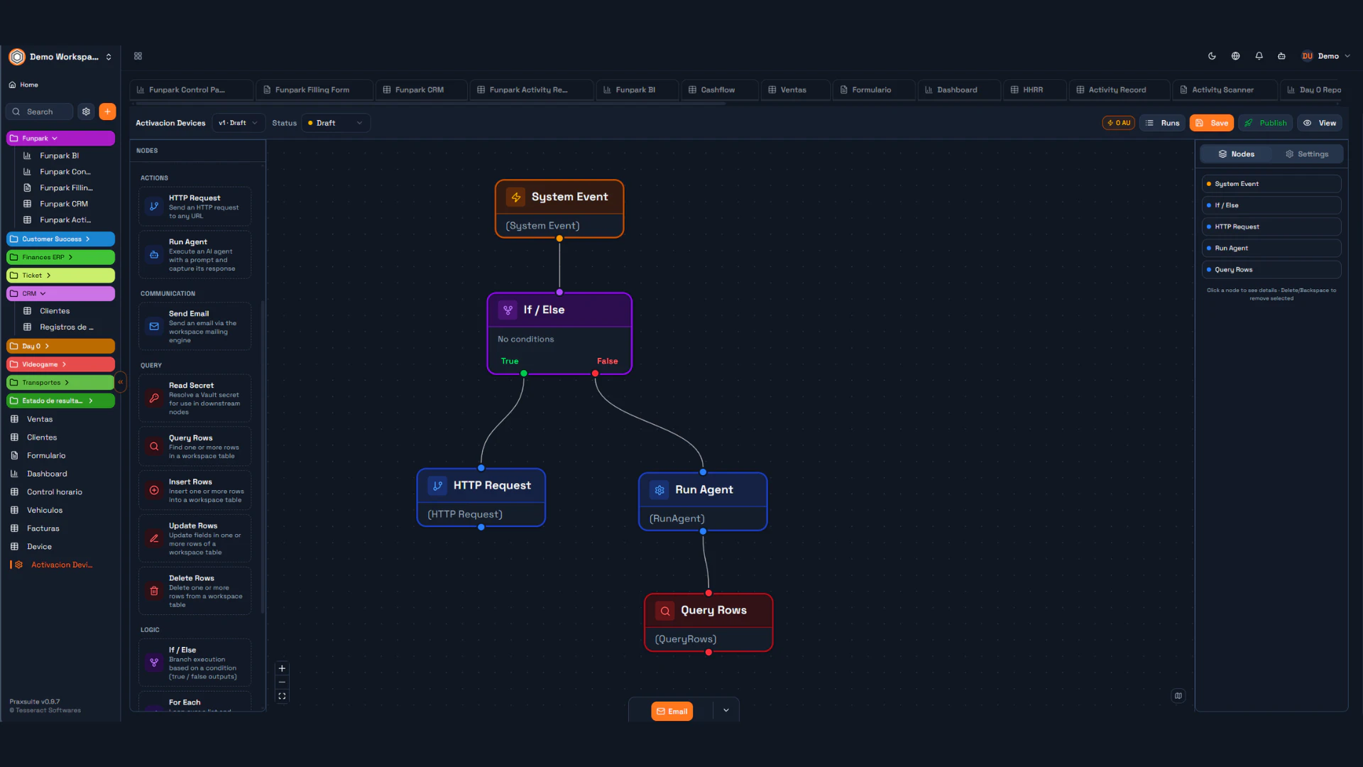 Praxsuite screenshot 3