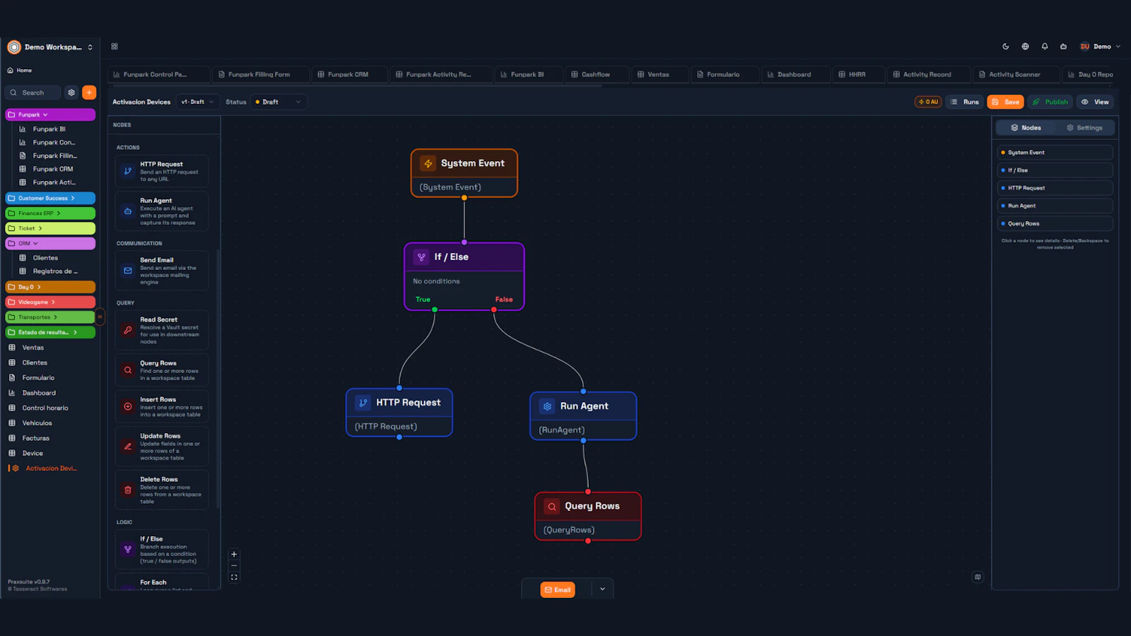 Praxsuite screenshot 3