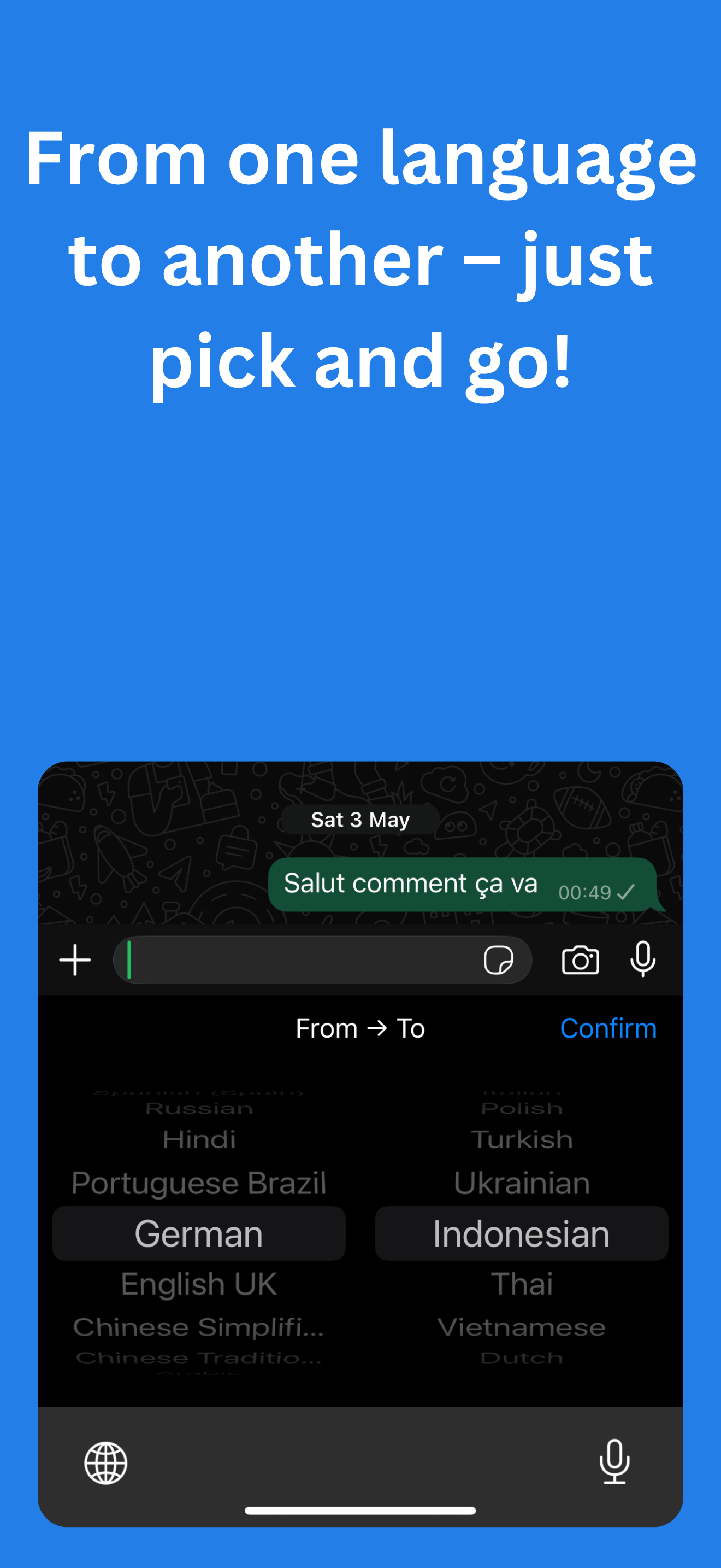 Media Kunci Lingo: Terjemahkan teks dalam aplikasi iOS 4