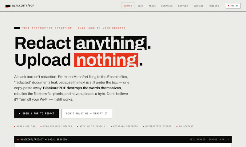 BlackoutPDF screenshot 3