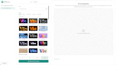AI Signature Generator gallery image