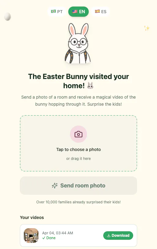 Banner del producto Easter Bunny Magic Video