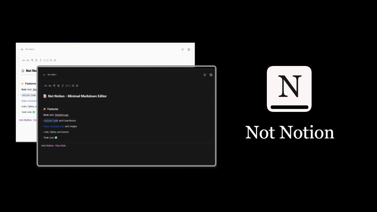 Non nozione - Editor Minimal Markdown per il Web media 1