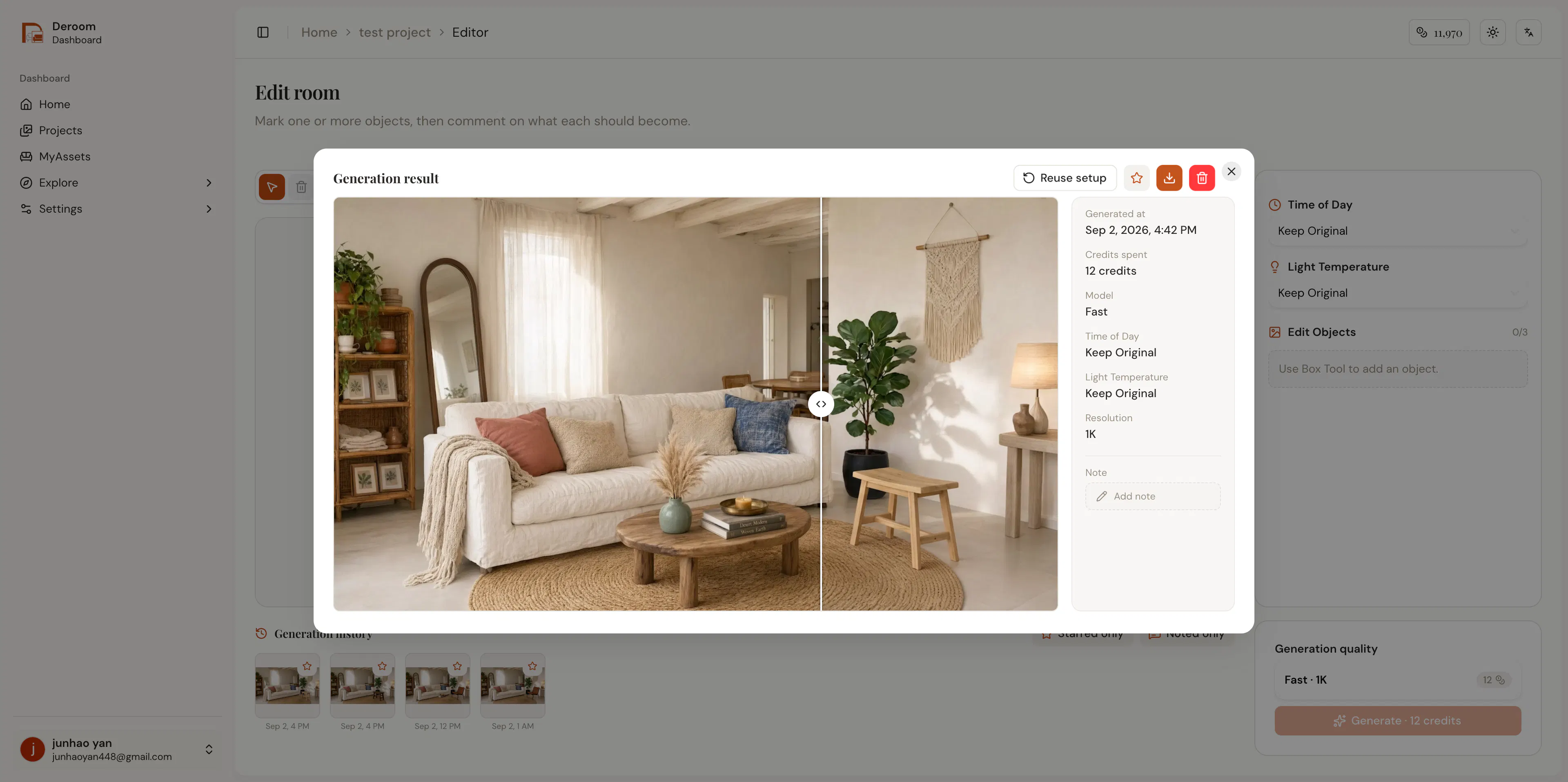 Deroom: AI Furniture Decision Tool gallery image