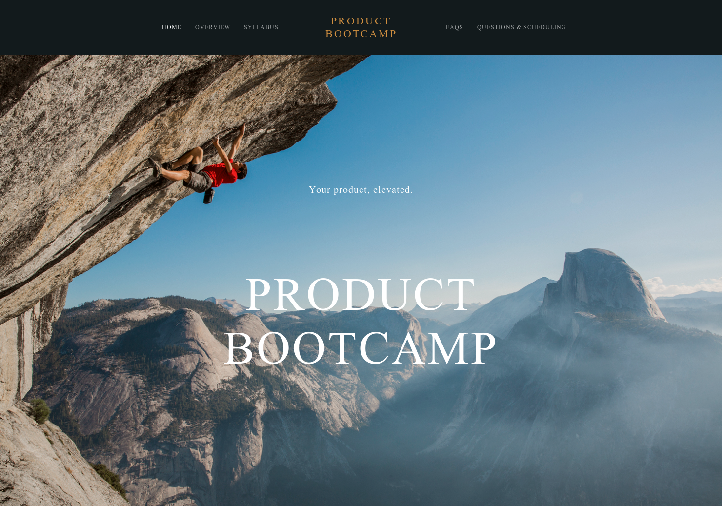 Product Bootcamp