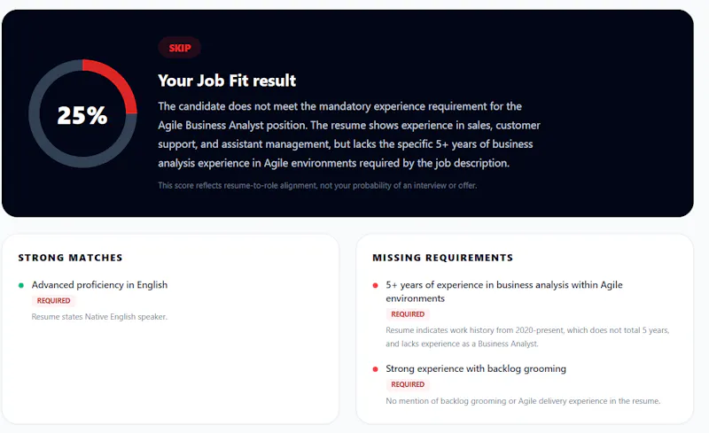 JobFit AI screenshot 4